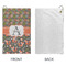 Fox Trail Floral Microfiber Golf Towels - Small - APPROVAL