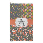 Fox Trail Floral Microfiber Golf Towel - Small (Personalized)