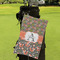 Fox Trail Floral Microfiber Golf Towels - Small - LIFESTYLE