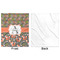 Fox Trail Floral Minky Blanket - 50"x60" - Single Sided - Front & Back