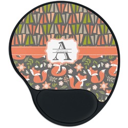 Fox Trail Floral Mouse Pad with Wrist Support