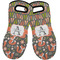 Fox Trail Floral Neoprene Oven Mitts - Set of 2 w/ Name and Initial