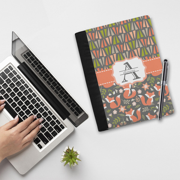 Fox Trail Floral Notebook Padfolio - LIFESTYLE (large)