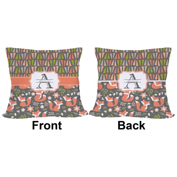 Fox Trail Floral Outdoor Pillow - 20x20