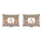 Fox Trail Floral  Outdoor Rectangular Throw Pillow (Front and Back)