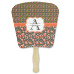 Fox Trail Floral Paper Fan (Personalized)