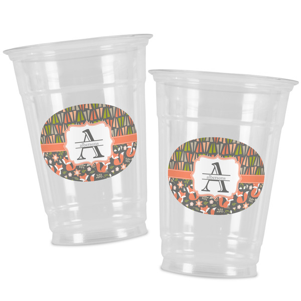 Fox Trail Floral Party Cups - 16oz - Alt View
