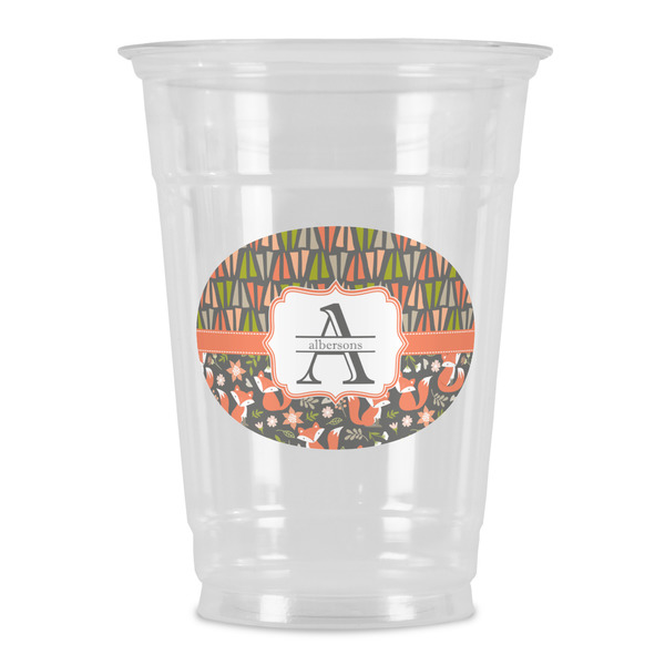 Custom Fox Trail Floral Party Cups - 16oz (Personalized)