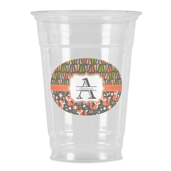 Custom Fox Trail Floral Party Cups - 16oz (Personalized)