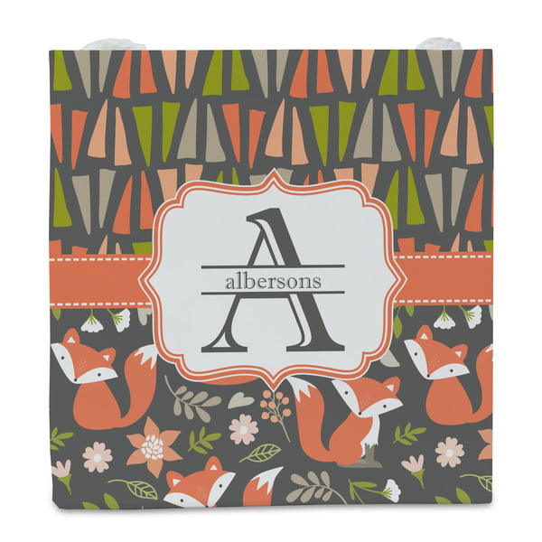 Fox Trail Floral Party Favor Gift Bag - Gloss - Front