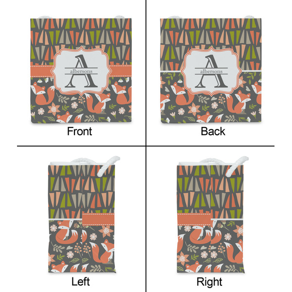 Fox Trail Floral Party Favor Gift Bag - Matte - Approval