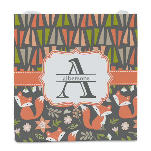 Fox Trail Floral Party Favor Gift Bag - Matte - Front