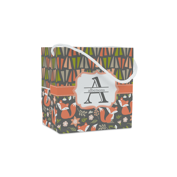 Custom Fox Trail Floral Party Favor Gift Bags - Matte (Personalized)