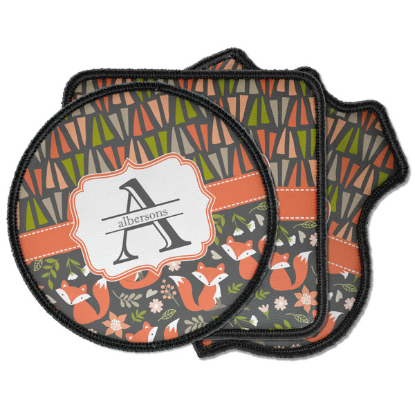 Custom Fox Trail Floral Iron on Patches (Personalized)