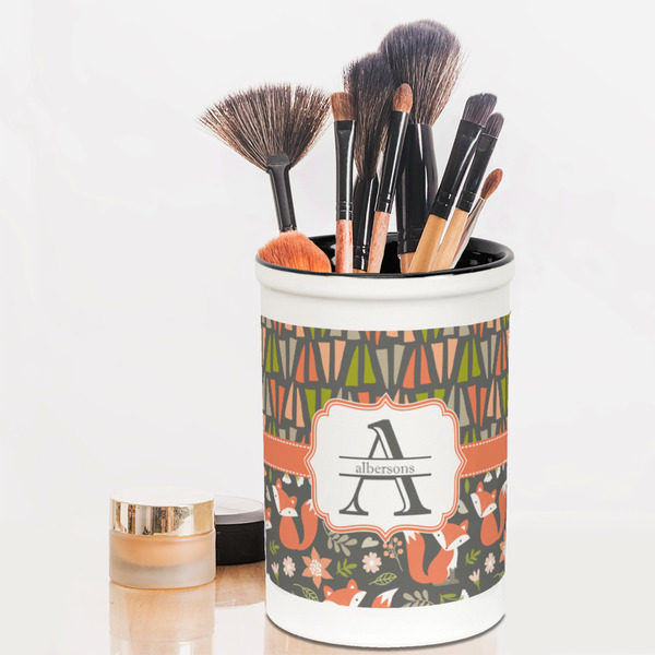 Fox Trail Floral Pencil Holder - LIFESTYLE makeup