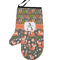 Fox Trail Floral Personalized Oven Mitt - Left