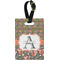 Fox Trail Floral Personalized Rectangular Luggage Tag