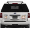Fox Trail Floral Personalized Square Car Magnets on Ford Explorer