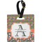 Fox Trail Floral Personalized Square Luggage Tag