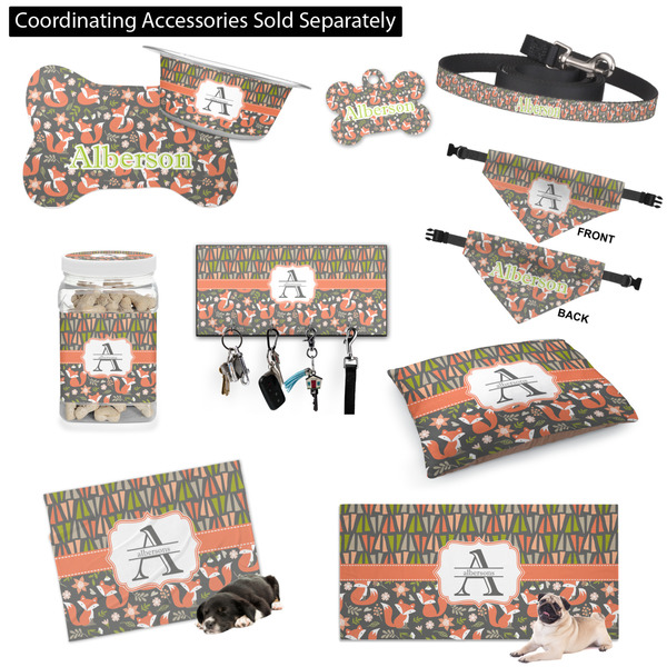 Fox Trail Floral Customized Pet Accessories