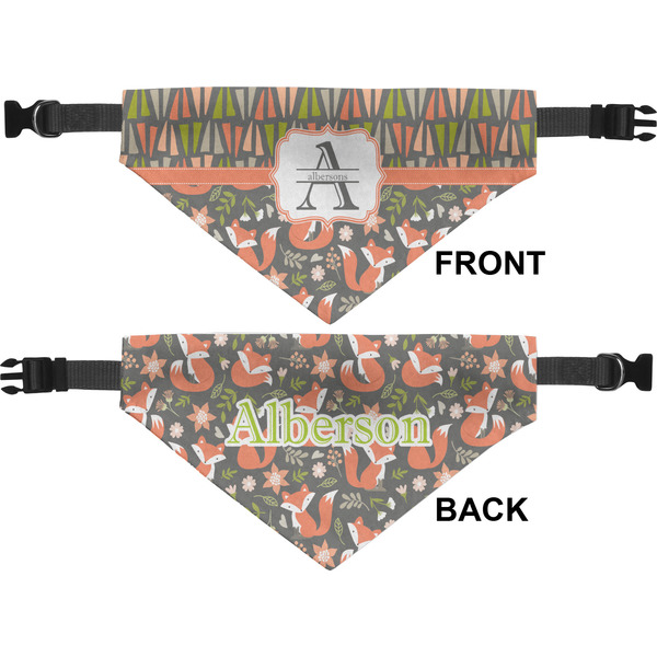 Fox Trail Floral Pet Bandana Approval