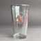 Fox Trail Floral Pint Glass - Two Content - Front/Main