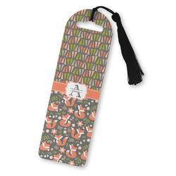 Fox Trail Floral Plastic Bookmark (Personalized)
