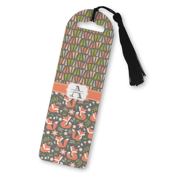 Custom Fox Trail Floral Plastic Bookmark (Personalized)