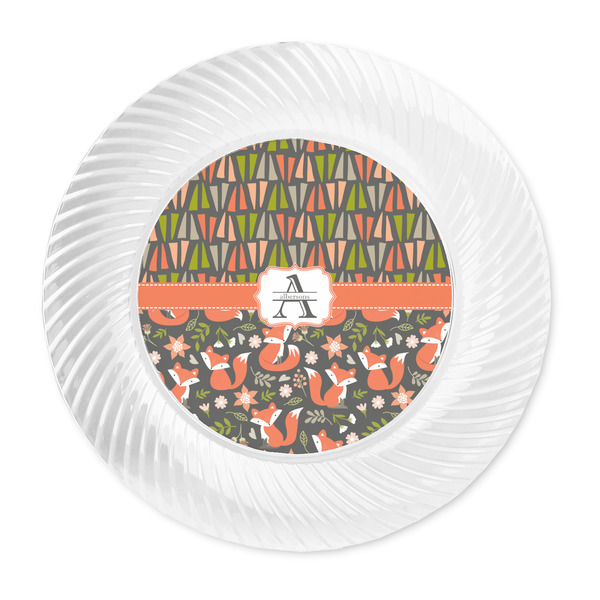 Fox Trail Floral Plastic Party Dinner Plates - Approval