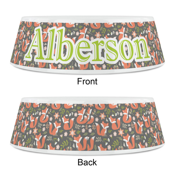 Fox Trail Floral Plastic Pet Bowls - Small - APPROVAL