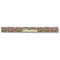 Fox Trail Floral Plastic Ruler - 12" - FRONT