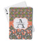 Fox Trail Floral Playing Cards - Front View