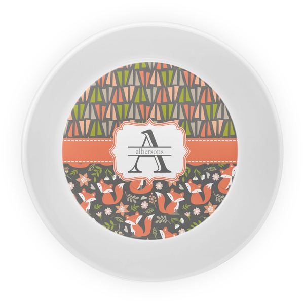 Fox Trail Floral Melamine Bowl - Center