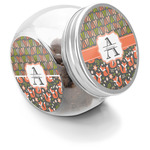 Fox Trail Floral Puppy Treat Jar (Personalized)