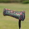 Fox Trail Floral Putter Cover - On Putter