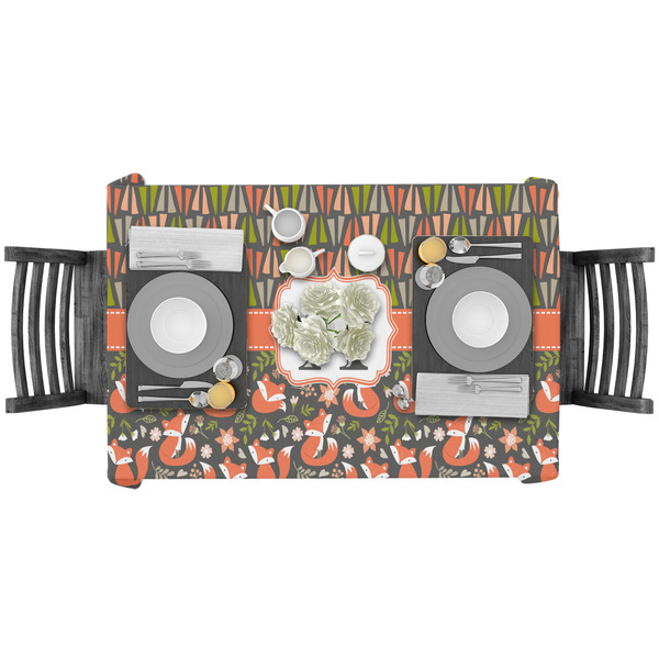 Fox Trail Floral Rectangular Tablecloths - LIFESTYLE