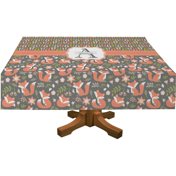 Fox Trail Floral Rectangular Tablecloths (Personalized)