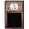 Fox Trail Floral Red Mahogany Sticky Note Holder - Flat