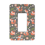 Fox Trail Floral Rocker Style Light Switch Cover