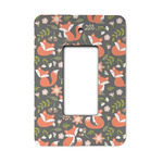 Fox Trail Floral Rocker Style Light Switch Cover - Single Switch