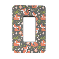 Fox Trail Floral Rocker Style Light Switch Cover (Personalized)