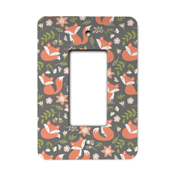 Custom Fox Trail Floral Rocker Style Light Switch Cover
