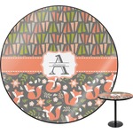 Fox Trail Floral Round Table - 30" (Personalized)