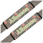 Fox Trail Floral Seat Belt Covers (Set of 2) (Personalized)