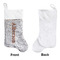 Fox Trail Floral Sequin Stocking - Approval