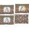 Fox Trail Floral Set of Rectangular Appetizer / Dessert Plates