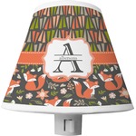 Fox Trail Floral Shade Night Light (Personalized)