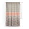 Fox Trail Floral Sheer Curtain With Window and Rod