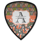 Fox Trail Floral Iron on Shield Patch A w/ Name and Initial