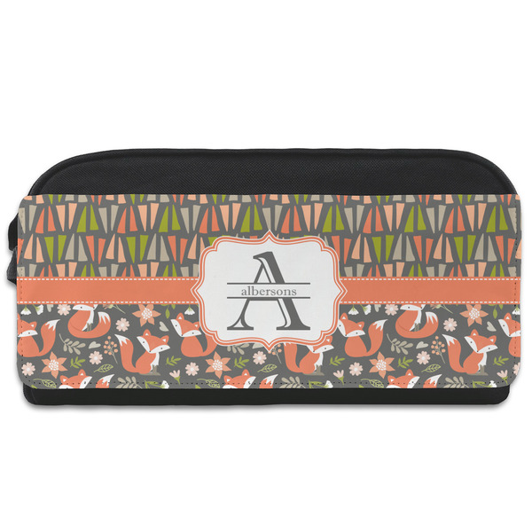 Custom Fox Trail Floral Shoe Bag (Personalized)